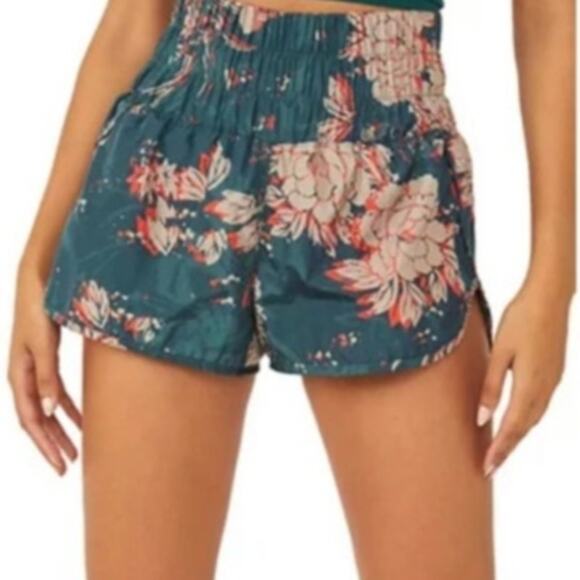 Free People Pants - Free People Movement The Way Home Shorts Empire Jewel Floral Size S Athleisure